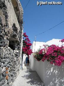P26 [SEP-2011] Straduta tipica pentru Santorini in Pyrgos, satul cetate