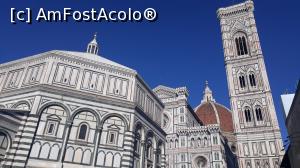 P17 [MAR-2019] Piazza del Duomo cu Clopotnița lui Giotto (Campanile), Baptisteriul Sf Ioan și Domul în spate. 