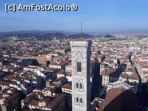 P25 [MAR-2019] Clopotnița lui Giotto (Campanile) de pe Cupola Domului. 