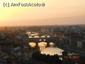 P02 [AUG-2021] Apus de soare la Piazzale Michelangelo, Florenţa: podurile de pe Arno