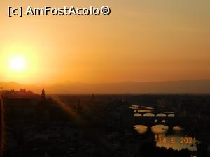 P03 [AUG-2021] Apus de soare la Piazzale Michelangelo, Florenţa: podurile de pe Arno