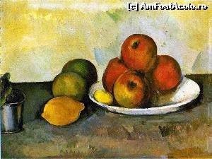 P08 [SEP-2012] Tabloul Natura moarta cu mere, Paul Cézanne 1895