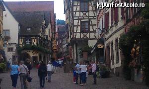P06 [JUL-2014] Alte case pe strada principală din orașul Riquewihr, regiunea Alsacia, Franța. 