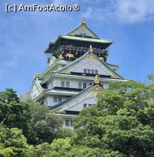 [P06] Locul Castelului Osaka a fost candva terenul unei manastiri puternice, Ishiyama Honganji, transformata intr-un templu masiv, care a fost construit pentru prima data in 1496. Datorita reputatiei sale de necucerit, templul a avut o mare  influenta pana in 1580, cand in timpul campaniei lui Oda Nobunaga de unificare nationala a cedat si a ars din temelii.
In 1583, la ordinele lui Toyotomi Hideyoshi a fost construit castelul original Osaka, langa locul fostului templu Ishiyama Honganji, devenind cel mai mare castel la acea vreme. La acea vreme, era cel mai impresionant si cel mai mare castel dintre toate, inalt de cinci etaje, iar exteriorul sau acoperit cu foita de aur si decorat cu decoratiuni de aur, simbol al puterii si bogatiei. » foto by geani anto
 - 
<span class="allrVoted glyphicon glyphicon-heart hidden" id="av1450200"></span>
<a class="m-l-10 hidden" id="sv1450200" onclick="voting_Foto_DelVot(,1450200,2490)" role="button">șterge vot <span class="glyphicon glyphicon-remove"></span></a>
<a id="v91450200" class=" c-red"  onclick="voting_Foto_SetVot(1450200)" role="button"><span class="glyphicon glyphicon-heart-empty"></span> <b>LIKE</b> = Votează poza</a> <img class="hidden"  id="f1450200W9" src="/imagini/loader.gif" border="0" /><span class="AjErrMes hidden" id="e1450200ErM"></span>