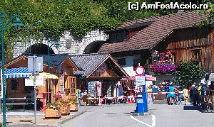 P09 [AUG-2014] Punct de informare turistică în Hallstatt. Regiunea Salzkammergut, Austria Superioară. 