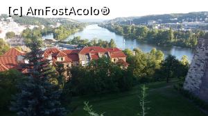 P11 [JUN-2016] Râul Vltava văzut de la Castelul Visehrad din oraşul Praga, Cehia. 