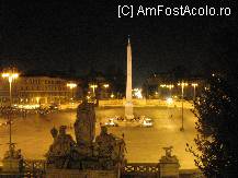 P19 [NOV-2009] Piazza del Popolo, e cea  mai mare piata din Roma iar in Piata Navonna se tinea targul orasului