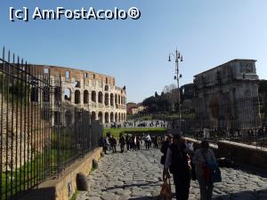 P13 [FEB-2017] Via Sacra, în faţă Colosseum şi Arcul lui Constantin