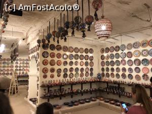 P20 [OCT-2018] Olăria Chez Galip (Avanos Pottery Demonstration), cea mai mare olărie din Avanos. Dar cu piese f. f. scumpe. Am cumpărat până la urmă ceva mic. 