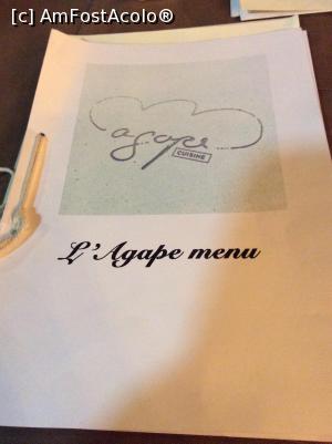 [P09] Agape Cuisine - meniul » foto by mishu
 - 
<span class="allrVoted glyphicon glyphicon-heart hidden" id="av817533"></span>
<a class="m-l-10 hidden" id="sv817533" onclick="voting_Foto_DelVot(,817533,4083)" role="button">șterge vot <span class="glyphicon glyphicon-remove"></span></a>
<a id="v9817533" class=" c-red"  onclick="voting_Foto_SetVot(817533)" role="button"><span class="glyphicon glyphicon-heart-empty"></span> <b>LIKE</b> = Votează poza</a> <img class="hidden"  id="f817533W9" src="/imagini/loader.gif" border="0" /><span class="AjErrMes hidden" id="e817533ErM"></span>