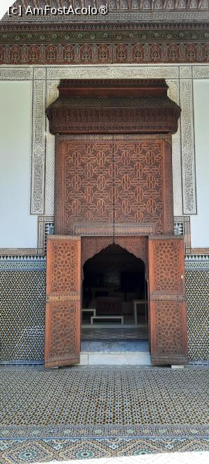 [P15] Marrakech, Muzeul Dar El Bacha, Sala Lemnului sculptat, intrare » foto by mprofeanu
 - 
<span class="allrVoted glyphicon glyphicon-heart hidden" id="av1505073"></span>
<a class="m-l-10 hidden" id="sv1505073" onclick="voting_Foto_DelVot(,1505073,4416)" role="button">șterge vot <span class="glyphicon glyphicon-remove"></span></a>
<a id="v91505073" class=" c-red"  onclick="voting_Foto_SetVot(1505073)" role="button"><span class="glyphicon glyphicon-heart-empty"></span> <b>LIKE</b> = Votează poza</a> <img class="hidden"  id="f1505073W9" src="/imagini/loader.gif" border="0" /><span class="AjErrMes hidden" id="e1505073ErM"></span>