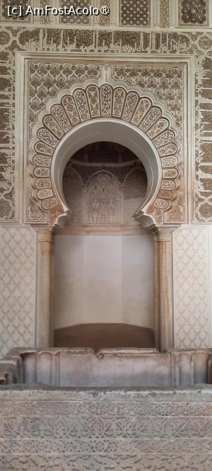 [P52] Marrakech, Medresa Ben Youssef, Mihrab » foto by mprofeanu
 - 
<span class="allrVoted glyphicon glyphicon-heart hidden" id="av1505110"></span>
<a class="m-l-10 hidden" id="sv1505110" onclick="voting_Foto_DelVot(,1505110,4416)" role="button">șterge vot <span class="glyphicon glyphicon-remove"></span></a>
<a id="v91505110" class=" c-red"  onclick="voting_Foto_SetVot(1505110)" role="button"><span class="glyphicon glyphicon-heart-empty"></span> <b>LIKE</b> = Votează poza</a> <img class="hidden"  id="f1505110W9" src="/imagini/loader.gif" border="0" /><span class="AjErrMes hidden" id="e1505110ErM"></span>