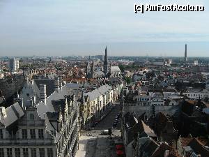 P04 [AUG-2012] Panorama orasului Gent vazuta di clopotnita turnului Belfort