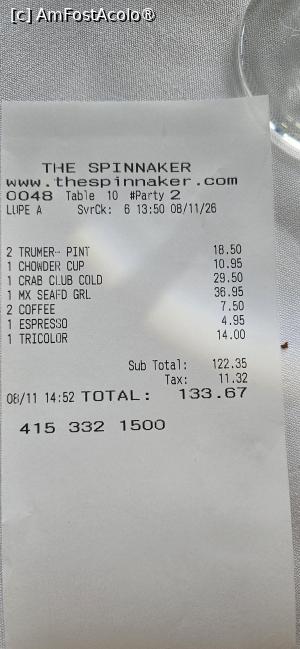 [P13] Si sa nu credeti ca taxa la americani e totuna cu tipsul. Orce bon are si taxa si tips si taxa de grup mare sau grup mic si taxa pentru asigurarea de viața a ospatarilor. Toate astea sunt pe bon » foto by kmy
 - 
<span class="allrVoted glyphicon glyphicon-heart hidden" id="av1542040"></span>
<a class="m-l-10 hidden" id="sv1542040" onclick="voting_Foto_DelVot(,1542040,5485)" role="button">șterge vot <span class="glyphicon glyphicon-remove"></span></a>
<a id="v91542040" class=" c-red"  onclick="voting_Foto_SetVot(1542040)" role="button"><span class="glyphicon glyphicon-heart-empty"></span> <b>LIKE</b> = Votează poza</a> <img class="hidden"  id="f1542040W9" src="/imagini/loader.gif" border="0" /><span class="AjErrMes hidden" id="e1542040ErM"></span>