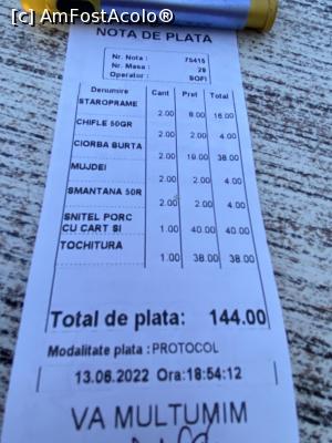 P12 [JUN-2022] Restaurant Agapi Mamaia - notă de plată
