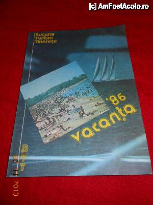 [P01] Turismul în comunism (III) - Coperta revistei Vacanţa '86.  » foto by iulianic
 - 
<span class="allrVoted glyphicon glyphicon-heart hidden" id="av481534"></span>
<a class="m-l-10 hidden" id="sv481534" onclick="voting_Foto_DelVot(,481534,5760)" role="button">șterge vot <span class="glyphicon glyphicon-remove"></span></a>
<a id="v9481534" class=" c-red"  onclick="voting_Foto_SetVot(481534)" role="button"><span class="glyphicon glyphicon-heart-empty"></span> <b>LIKE</b> = Votează poza</a> <img class="hidden"  id="f481534W9" src="/imagini/loader.gif" border="0" /><span class="AjErrMes hidden" id="e481534ErM"></span>