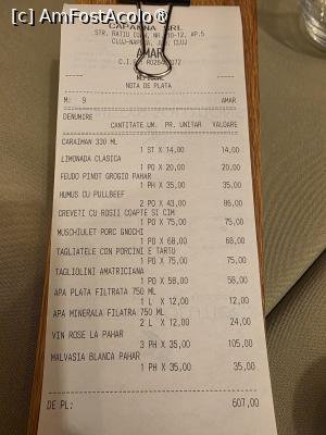 [P54] AMAR Restaurant; nota de plată » foto by crismis
 - 
<span class="allrVoted glyphicon glyphicon-heart hidden" id="av1532367"></span>
<a class="m-l-10 hidden" id="sv1532367" onclick="voting_Foto_DelVot(,1532367,6063)" role="button">șterge vot <span class="glyphicon glyphicon-remove"></span></a>
<a id="v91532367" class=" c-red"  onclick="voting_Foto_SetVot(1532367)" role="button"><span class="glyphicon glyphicon-heart-empty"></span> <b>LIKE</b> = Votează poza</a> <img class="hidden"  id="f1532367W9" src="/imagini/loader.gif" border="0" /><span class="AjErrMes hidden" id="e1532367ErM"></span>