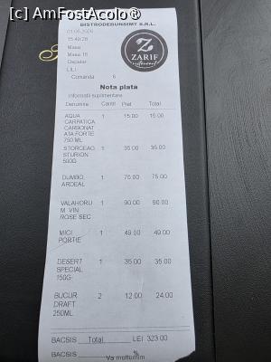 [P33] Restaurant Zarif - nota de plată » foto by crismis
 - 
<span class="allrVoted glyphicon glyphicon-heart hidden" id="av1527076"></span>
<a class="m-l-10 hidden" id="sv1527076" onclick="voting_Foto_DelVot(,1527076,7051)" role="button">șterge vot <span class="glyphicon glyphicon-remove"></span></a>
<a id="v91527076" class=" c-red"  onclick="voting_Foto_SetVot(1527076)" role="button"><span class="glyphicon glyphicon-heart-empty"></span> <b>LIKE</b> = Votează poza</a> <img class="hidden"  id="f1527076W9" src="/imagini/loader.gif" border="0" /><span class="AjErrMes hidden" id="e1527076ErM"></span>