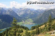 P01 [SEP-2010] Pertisau, inconjurat de frumuseti: lacul Achensee, Muntii Karwendel. Fotografie facuta de pe Masivul Rofan