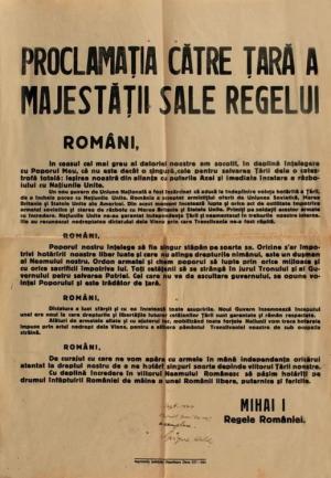 [P02] Proclamaţia către ţară din 23 august 1944 » foto by Michi <span class="label label-default labelC_thin small">NEVOTABILĂ</span>
