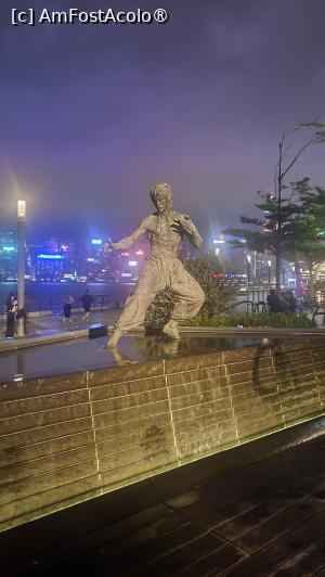 [P38] Statuia lui, cu inaltimea de 2 metri, este decorata dedesubt cu elemente de apa curgatoare, amintind de celebrul citat al actorului: „Goliti-va mintea, fiti fara forma. Fara forma, ca apa.' » foto by geani anto
 - 
<span class="allrVoted glyphicon glyphicon-heart hidden" id="av1519446"></span>
<a class="m-l-10 hidden" id="sv1519446" onclick="voting_Foto_DelVot(,1519446,8285)" role="button">șterge vot <span class="glyphicon glyphicon-remove"></span></a>
<a id="v91519446" class=" c-red"  onclick="voting_Foto_SetVot(1519446)" role="button"><span class="glyphicon glyphicon-heart-empty"></span> <b>LIKE</b> = Votează poza</a> <img class="hidden"  id="f1519446W9" src="/imagini/loader.gif" border="0" /><span class="AjErrMes hidden" id="e1519446ErM"></span>