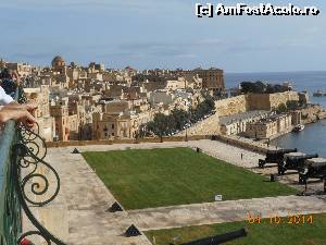 P12 [OCT-2014] Valletta - Upper Barrakka Gardens, vedere de pe terasă. 