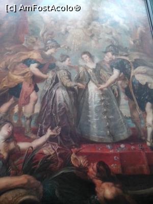 [P16] (Rubens, Galeria Medicis). Schimbul infantelor: Anna de Austria (cu fața), fiica regelui Spaniei Filip al IIIlea, se logodește cu viitorul rege Louis XIII, în timp ce fiica Mariei de Medicis și totodată infanta Franței, Elisabeth (profil), este destinată lui Filip al IVlea, viitorul rege al Spaniei. » foto by diacrys*
 - 
<span class="allrVoted glyphicon glyphicon-heart hidden" id="av739178"></span>
<a class="m-l-10 hidden" id="sv739178" onclick="voting_Foto_DelVot(,739178,18451)" role="button">șterge vot <span class="glyphicon glyphicon-remove"></span></a>
<a id="v9739178" class=" c-red"  onclick="voting_Foto_SetVot(739178)" role="button"><span class="glyphicon glyphicon-heart-empty"></span> <b>LIKE</b> = Votează poza</a> <img class="hidden"  id="f739178W9" src="/imagini/loader.gif" border="0" /><span class="AjErrMes hidden" id="e739178ErM"></span>