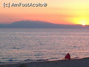 P14 [AUG-2016] Apus de soare în... Olymp... văzut de pe plaja din Siviri... 