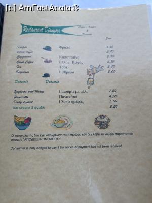 [P20] Pagină din meniu - restaurantul Dionysos. » foto by tata123 🔱
 - 
<span class="allrVoted glyphicon glyphicon-heart hidden" id="av1535859"></span>
<a class="m-l-10 hidden" id="sv1535859" onclick="voting_Foto_DelVot(,1535859,22307)" role="button">șterge vot <span class="glyphicon glyphicon-remove"></span></a>
<a id="v91535859" class=" c-red"  onclick="voting_Foto_SetVot(1535859)" role="button"><span class="glyphicon glyphicon-heart-empty"></span> <b>LIKE</b> = Votează poza</a> <img class="hidden"  id="f1535859W9" src="/imagini/loader.gif" border="0" /><span class="AjErrMes hidden" id="e1535859ErM"></span>