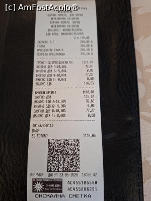 [P33] Ohrid, Restaurantul de la Stație, Nota de plată » foto by mprofeanu
 - 
<span class="allrVoted glyphicon glyphicon-heart hidden" id="av1540141"></span>
<a class="m-l-10 hidden" id="sv1540141" onclick="voting_Foto_DelVot(,1540141,22630)" role="button">șterge vot <span class="glyphicon glyphicon-remove"></span></a>
<a id="v91540141" class=" c-red"  onclick="voting_Foto_SetVot(1540141)" role="button"><span class="glyphicon glyphicon-heart-empty"></span> <b>LIKE</b> = Votează poza</a> <img class="hidden"  id="f1540141W9" src="/imagini/loader.gif" border="0" /><span class="AjErrMes hidden" id="e1540141ErM"></span>