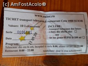 [P35] Restaurant Șuior Cota 1000, Complex Turist Șuior ***<p> bilet telescaun » foto by Dana2008
 - 
<span class="allrVoted glyphicon glyphicon-heart hidden" id="av967273"></span>
<a class="m-l-10 hidden" id="sv967273" onclick="voting_Foto_DelVot(,967273,23739)" role="button">șterge vot <span class="glyphicon glyphicon-remove"></span></a>
<a id="v9967273" class=" c-red"  onclick="voting_Foto_SetVot(967273)" role="button"><span class="glyphicon glyphicon-heart-empty"></span> <b>LIKE</b> = Votează poza</a> <img class="hidden"  id="f967273W9" src="/imagini/loader.gif" border="0" /><span class="AjErrMes hidden" id="e967273ErM"></span>