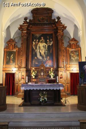 P08 [DEC-2022] San Marino, Chiesa di San Quirino, Altarul, Așezarea lui Hristos în mormânt de Taddeo Zuccaro