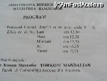 P15 [SEP-2008] Programul de slujbe al Manastirii Hagigadar