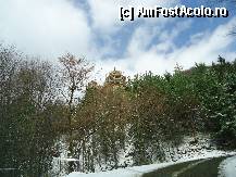 P04 [APR-2012] TURNU ROSU - noua manastire se zareste de pe drumul forestier printre padurea de brazi si foioase