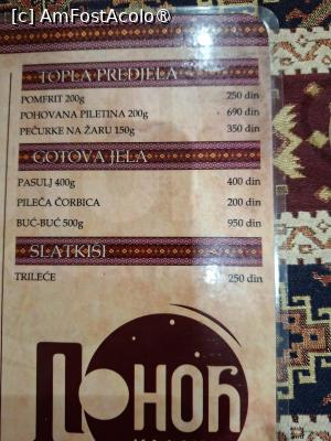 [P37] Niș, Kafana Ponoć, Meniul » foto by mprofeanu
 - 
<span class="allrVoted glyphicon glyphicon-heart hidden" id="av1533329"></span>
<a class="m-l-10 hidden" id="sv1533329" onclick="voting_Foto_DelVot(,1533329,25678)" role="button">șterge vot <span class="glyphicon glyphicon-remove"></span></a>
<a id="v91533329" class=" c-red"  onclick="voting_Foto_SetVot(1533329)" role="button"><span class="glyphicon glyphicon-heart-empty"></span> <b>LIKE</b> = Votează poza</a> <img class="hidden"  id="f1533329W9" src="/imagini/loader.gif" border="0" /><span class="AjErrMes hidden" id="e1533329ErM"></span>