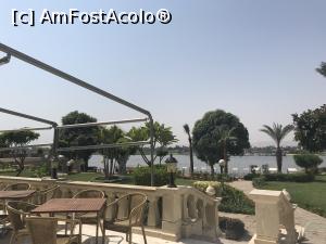 P02 [SEP-2018] Un prânz gustos în Luxos - terasa restaurantului cu vedere la Nil