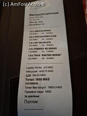[P15] Restaurantul Bratski Merak – Češma, Nota de plată » foto by mprofeanu
 - 
<span class="allrVoted glyphicon glyphicon-heart hidden" id="av1539693"></span>
<a class="m-l-10 hidden" id="sv1539693" onclick="voting_Foto_DelVot(,1539693,27603)" role="button">șterge vot <span class="glyphicon glyphicon-remove"></span></a>
<a id="v91539693" class=" c-red"  onclick="voting_Foto_SetVot(1539693)" role="button"><span class="glyphicon glyphicon-heart-empty"></span> <b>LIKE</b> = Votează poza</a> <img class="hidden"  id="f1539693W9" src="/imagini/loader.gif" border="0" /><span class="AjErrMes hidden" id="e1539693ErM"></span>