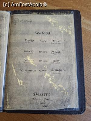 [P31] Prizren, Restaurant - Pizzeria Marashi, Meniul, Pește și Fructe de mare, Desert » foto by mprofeanu
 - 
<span class="allrVoted glyphicon glyphicon-heart hidden" id="av1536393"></span>
<a class="m-l-10 hidden" id="sv1536393" onclick="voting_Foto_DelVot(,1536393,29391)" role="button">șterge vot <span class="glyphicon glyphicon-remove"></span></a>
<a id="v91536393" class=" c-red"  onclick="voting_Foto_SetVot(1536393)" role="button"><span class="glyphicon glyphicon-heart-empty"></span> <b>LIKE</b> = Votează poza</a> <img class="hidden"  id="f1536393W9" src="/imagini/loader.gif" border="0" /><span class="AjErrMes hidden" id="e1536393ErM"></span>