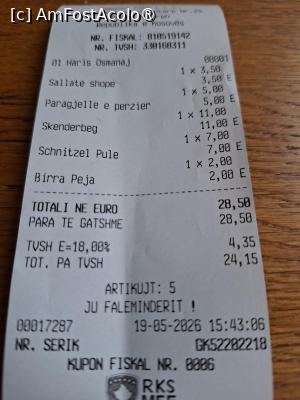 [P32] Prizren, Restaurant - Pizzeria Marashi, Nota de plată » foto by mprofeanu
 - 
<span class="allrVoted glyphicon glyphicon-heart hidden" id="av1536394"></span>
<a class="m-l-10 hidden" id="sv1536394" onclick="voting_Foto_DelVot(,1536394,29391)" role="button">șterge vot <span class="glyphicon glyphicon-remove"></span></a>
<a id="v91536394" class=" c-red"  onclick="voting_Foto_SetVot(1536394)" role="button"><span class="glyphicon glyphicon-heart-empty"></span> <b>LIKE</b> = Votează poza</a> <img class="hidden"  id="f1536394W9" src="/imagini/loader.gif" border="0" /><span class="AjErrMes hidden" id="e1536394ErM"></span>